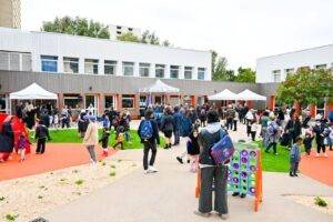Inauguration de l'école Lacore Moreau à Alfortville
