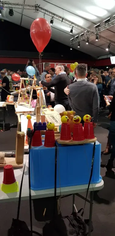 Team Building Géant pour Visiativ : Un Parcours de Réactions en Chaîne pour 500 Personnes proche de Lyon